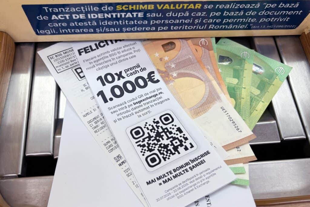 Schimbi valută luna asta? Nu rata a doua ediție a campaniei BSG: 10 premii de 1.000 de euro cash! 2 schimbi valută luna asta? nu rata a doua ediție a campaniei bsg: 10 premii de 1.000 de euro cash!
