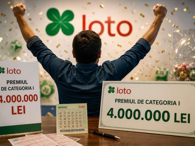 jucător din covasna câștigă premiul de categoria i de 4,074 milioane de lei la noroc; joi sunt în joc reporturi importante la loto 6/49, noroc, joker și alte categorii