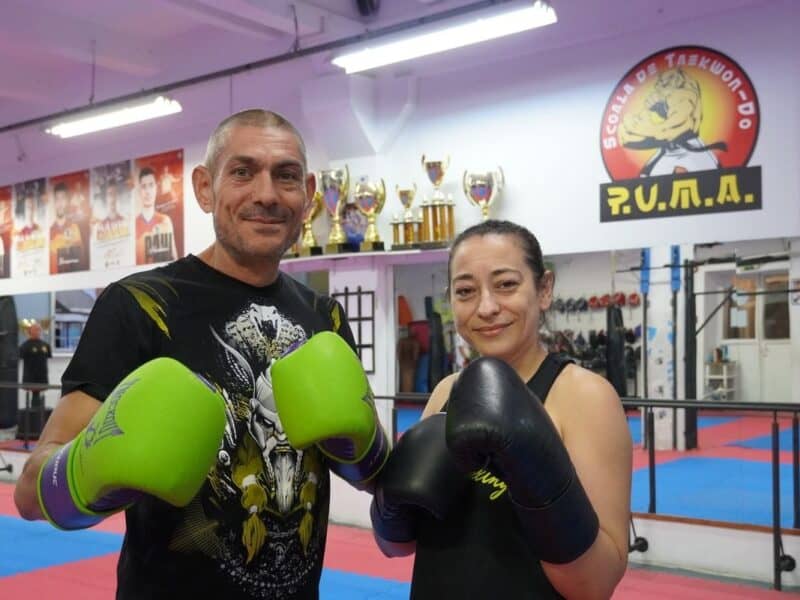 dragoste cu mănuși de box: soții din mediaș care și-au construit familia în jurul kickboxingului