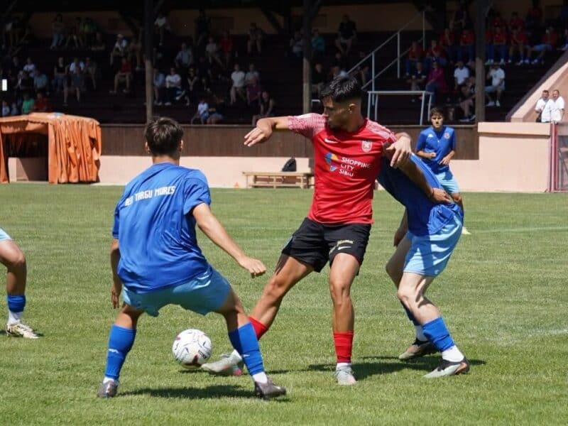 csc 1599 șelimbăr a pierdut amicalul cu csc dumbrăvița, scor 0-1, în primul test verii