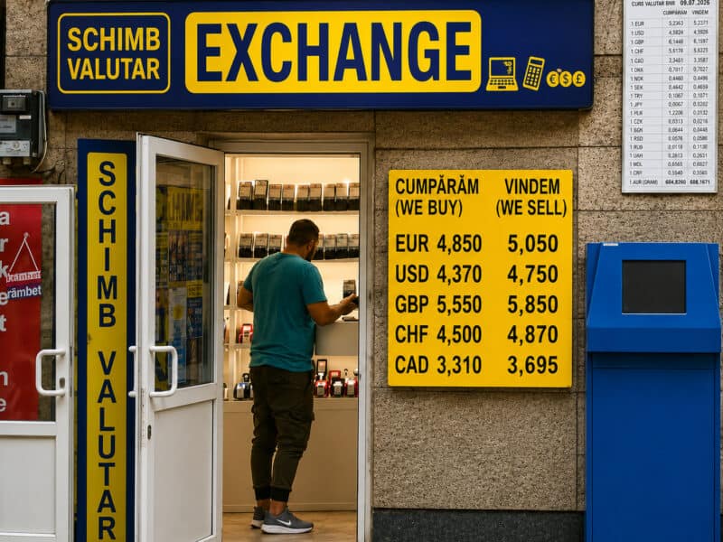 euro se apropie din nou de pragul de 5,24 lei iar aurul se scumpește simțitor în contextul crizei politice și inflației record în românia