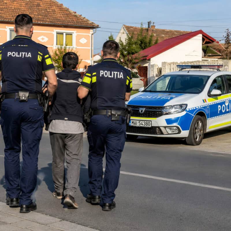 bărbat din copșa mare reținut după ce a încălcat ordin de protecție și a amenințat-o pe soție