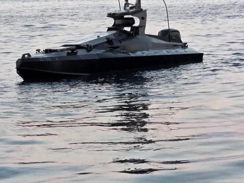 dronă cu explozibil distrusă de armata română în marea neagră
