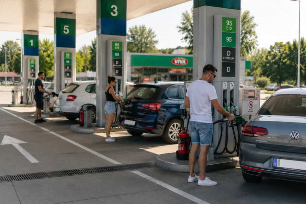 Motorina a coborât sub 10 lei pe litru după majorarea reducerii accizei la 25%